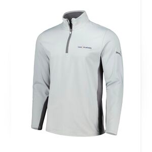 THE PLAYERS Puma Gamer DryCELL Quarter-Zip Top - Gray